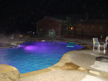 Just finished the pool