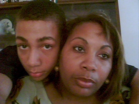 My son James and I on my Birthday 08/09