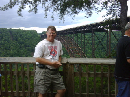 Steve at New River Bridge, WV