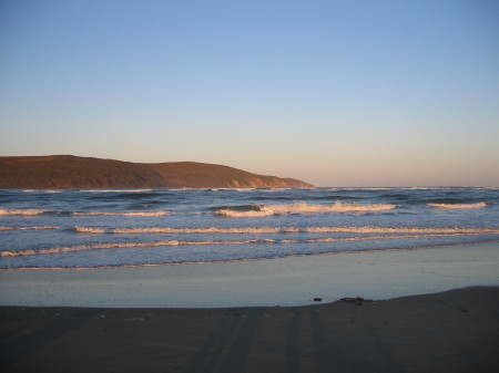 6:30 am at the mouth of Tomalas Bay