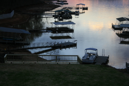 Our little cove at lake Hartwell