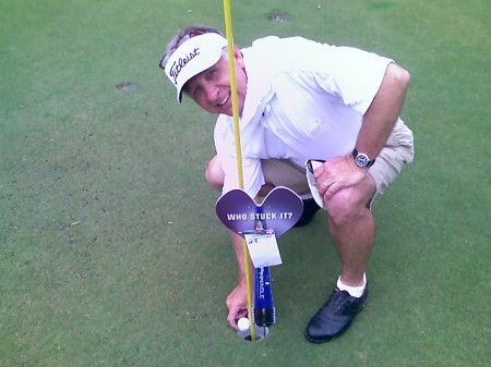 My only claim to fame in golf- Hole in One