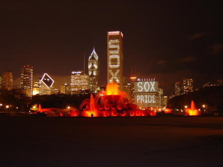 aon building at night