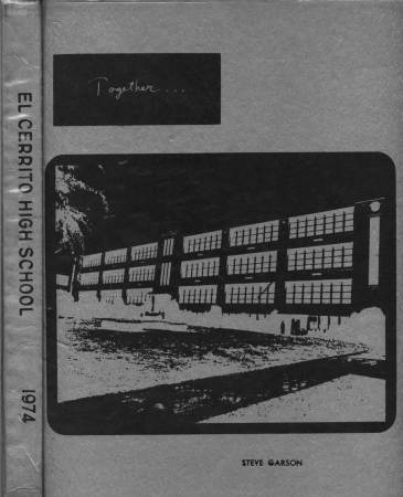 1974 ECHS Yearbook cover and spine