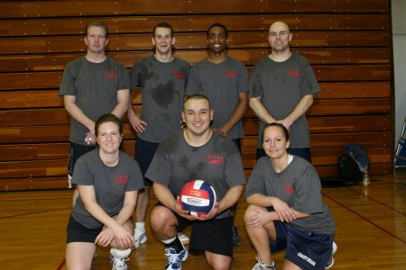 Stacey's Coast Guard Volley Ball Team