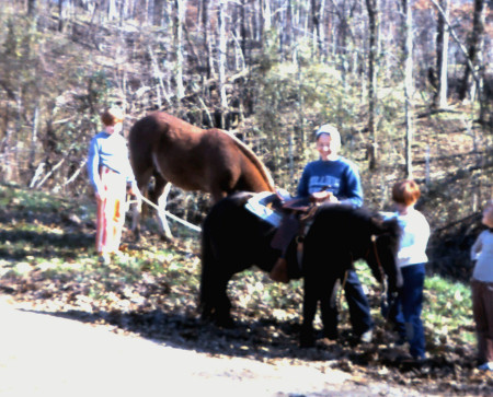 MY children and horses