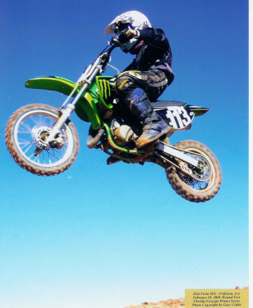 My son Cody, the motocross daredevil