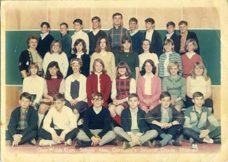 Mrs. Germany 7th Grade - 1966-67