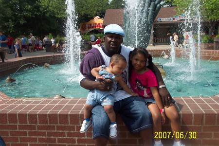 Me and the kids at Holiday World
