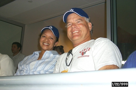 Mark and Barbara Karges at Dodger Stadium