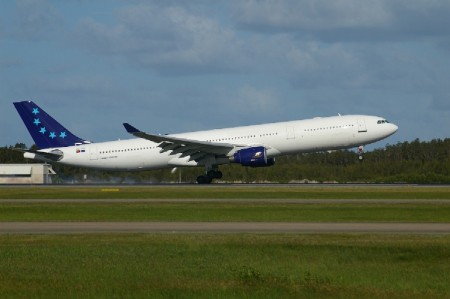 My landing A330-300 Brisbane thanks spotter!