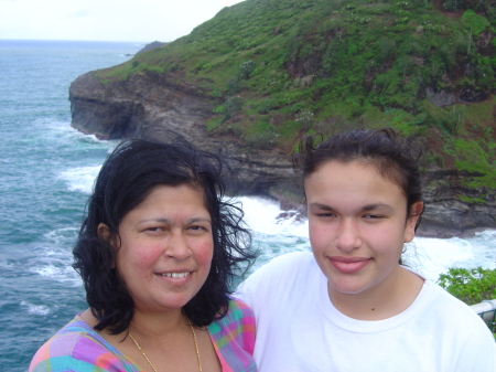 Padma and Anjani--Kauai 2008