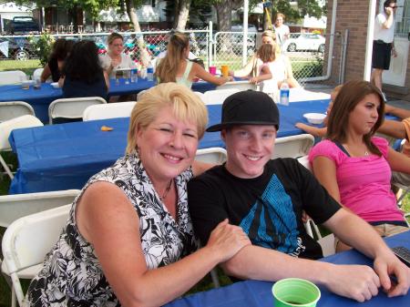 Linda & nephew Frank-graduation summer 2008