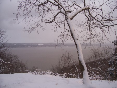 Hook mountain overlooking Hudson River