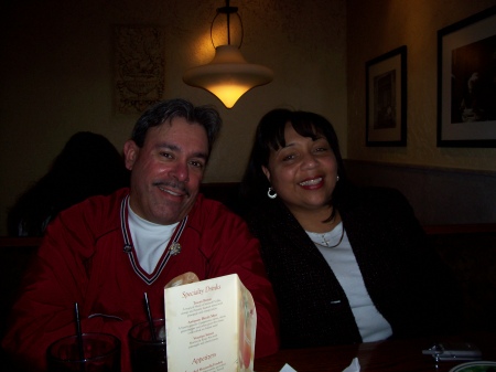 My Wife & I at Olive Garden, Sacramento '06