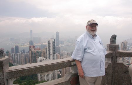 Me above Hong Kong