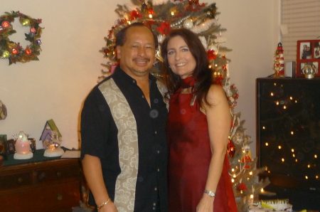 Me & my honey Christmas Eve 2009