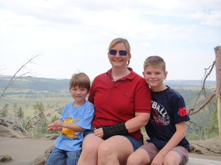 Erich, Me, & Steven, Devil's Tower, WY, 7-2009