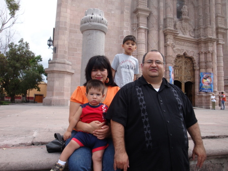 My family hanging out in Mexico