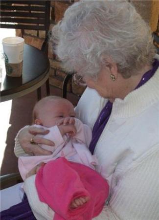 Great Grandma M. and Olivia