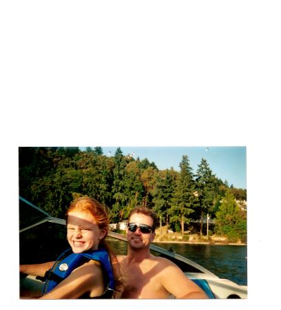 Brooke & Dad Boating