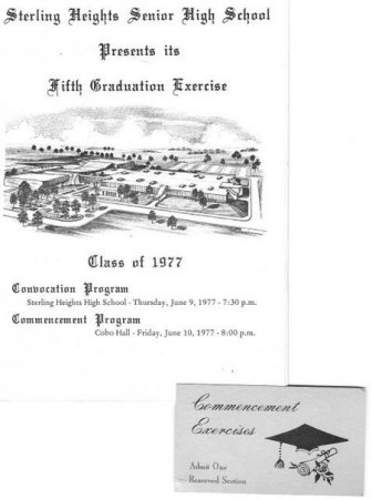 Cobo Convocation Program booklet