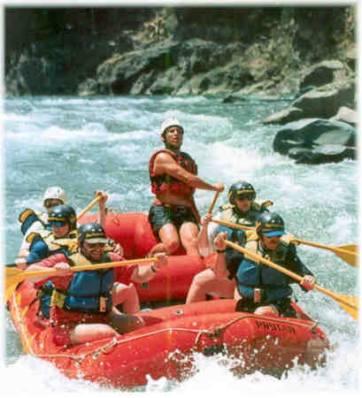 Whitewater rafting