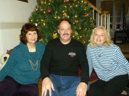 Bill, Mother-in-law"Doris" & I Christmas 2009