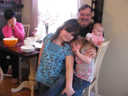 The three girls with PaPa