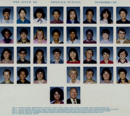 Sharon Shook's album, Elementary school pictures