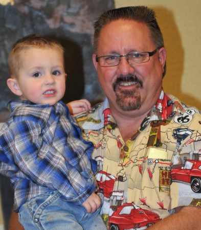 My Grandson Caiden and me Febr 2010