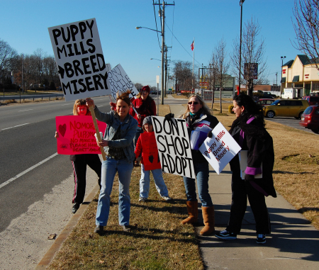 Puppy Store Protest