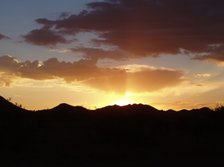 Sunrise in the Desert