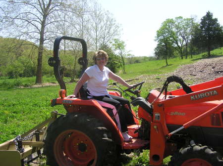 Dad made me drive his tractor