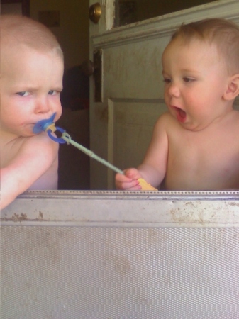 Bryce and Andrew-grandsons