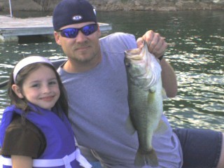Amber's 1st fishing outing