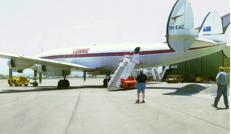 Boarding a Connie