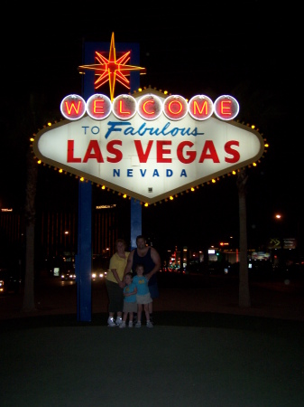 The four of us in Las Vegas, Nevada