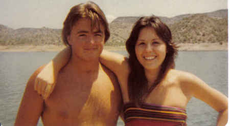 Stan  and Lisa at the lake 1980