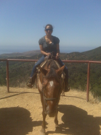 Yay!  Horseback riding in Santa Barbara!