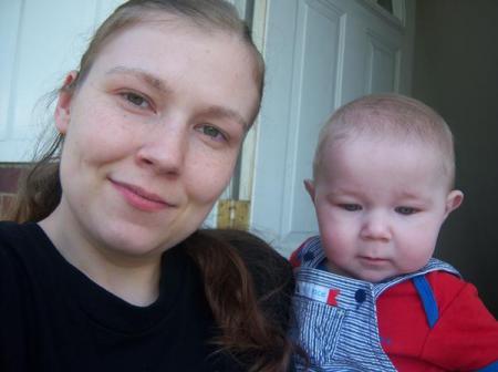 daughter angee and grandson jace