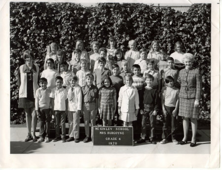 McKinley Elementary, March 1970, Mrs. Burgoyne