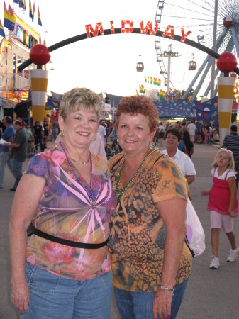 Me & sister at Fair