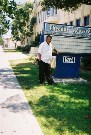 Me visiting Roosevelt Elementary in Long Beach