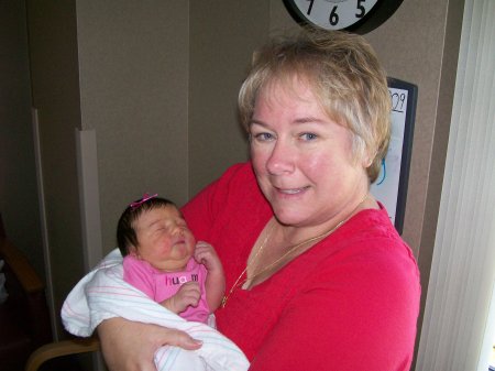 Gramma with Baby Adalyn Kay