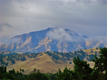Mt.Diablo from my front yard 10/19/09