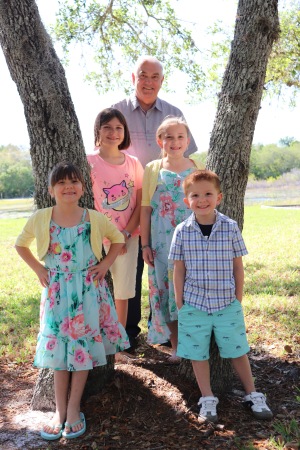 Me and 4 of my 8 Grandchildren 