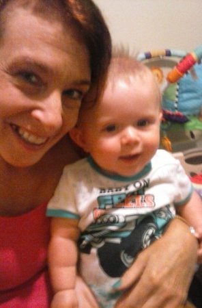 Now with my 6 month old grandson