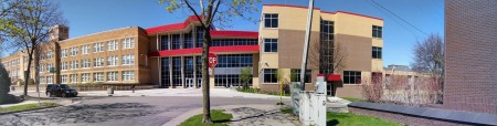 Minneapolis Southwest High School entrance