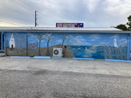 Story Wall Mural for Blessings Thrift Store